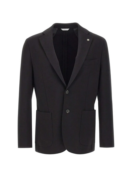  Manuel Ritz Single-breasted Blazer - Black 