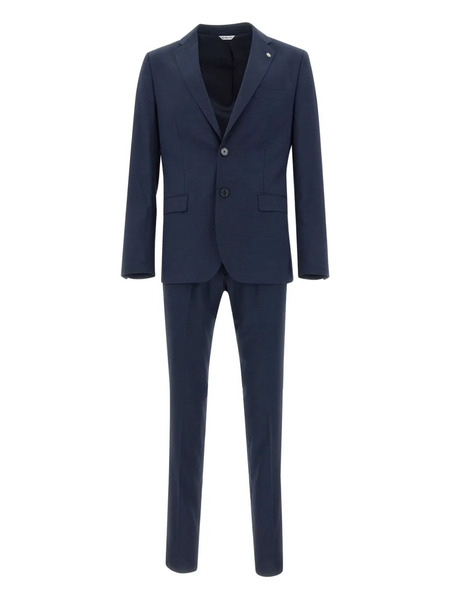  Manuel Ritz Single-breasted Suit - Blue 