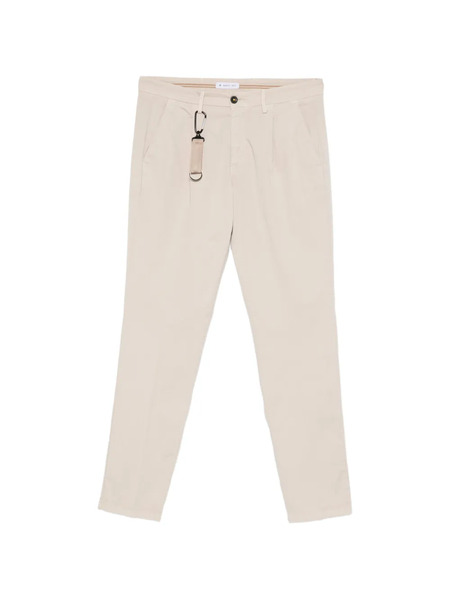  Manuel Ritz Slim-fit Trousers - Neutrals 