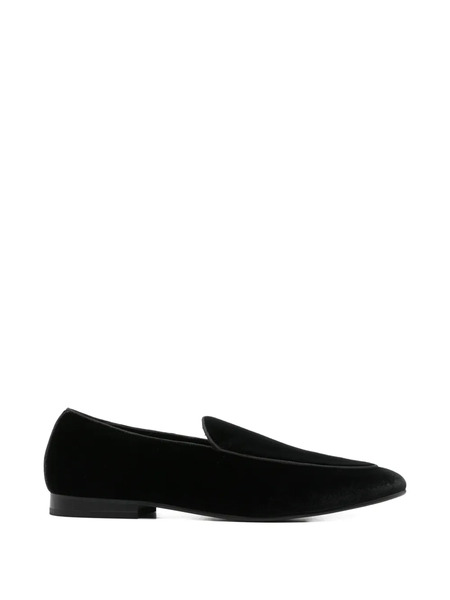  Manuel Ritz Smooth Velvet Loafers - Black 