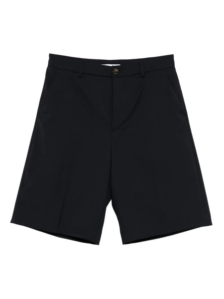  Manuel Ritz Wool Shorts - Blue 