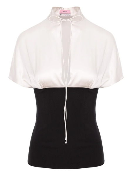  Manurí Daisy Short-sleeve Top - Black 