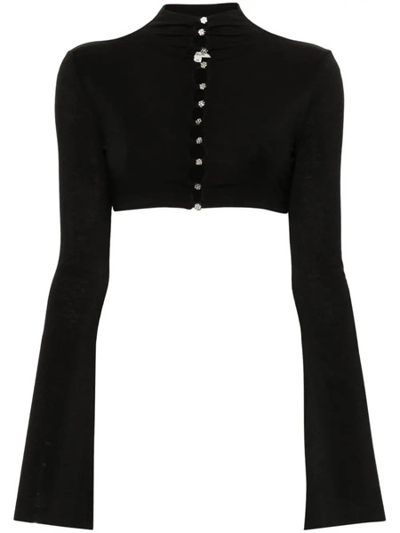  Manurí Leyla Crop Top - Black 