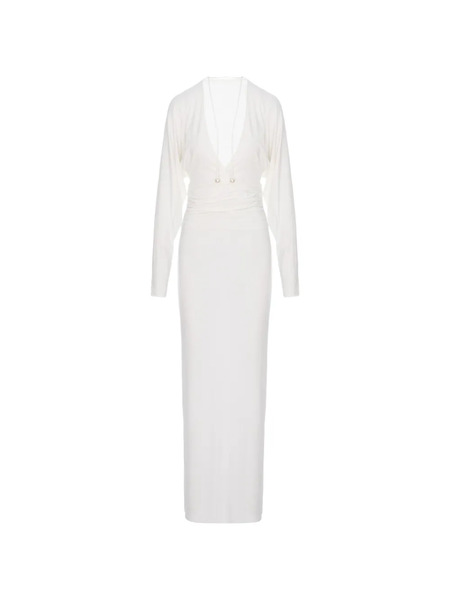  Manurí Mika Tie-neck Dress - Neutrals 