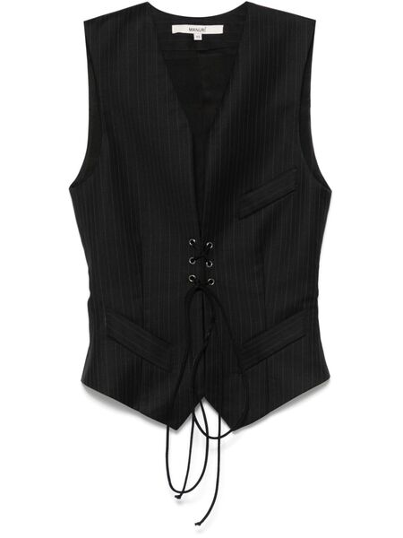  Manurí Poppy Vest - Black 