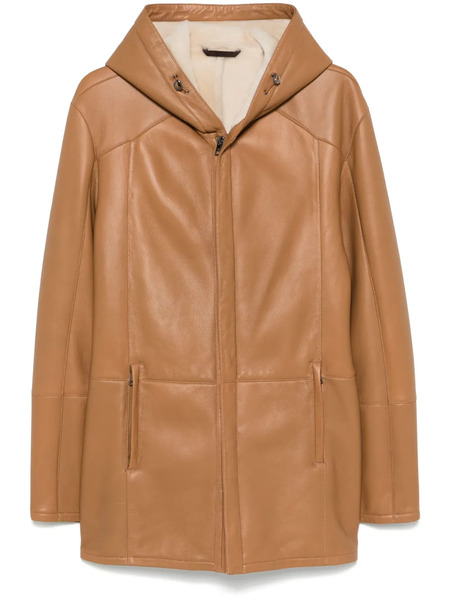  Manzoni 24 Mantel Coat - Brown 
