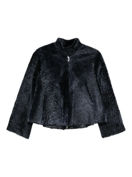  Manzoni 24 Shearling Zip-up Jacket - Blue 