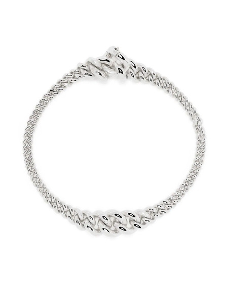  Maor Mic Curb-chain Bracelet - Silver 