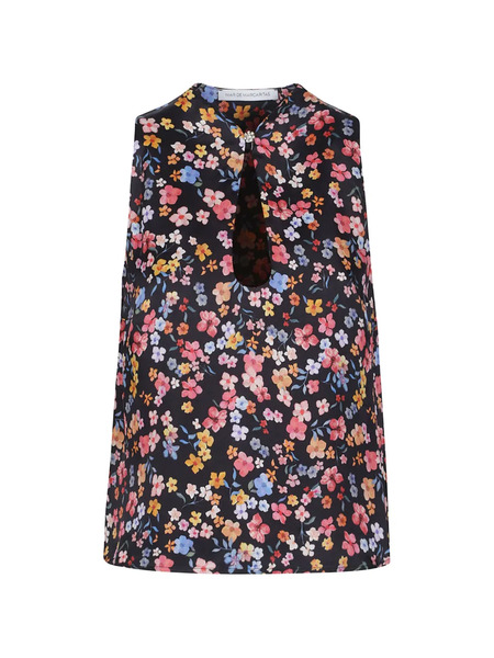  Mar De Margaritas Floral Top - Black 