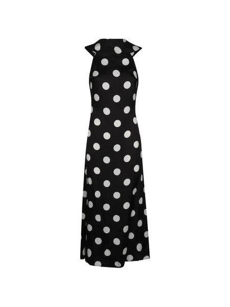  Mar De Margaritas Polka Dot Dress - Black 