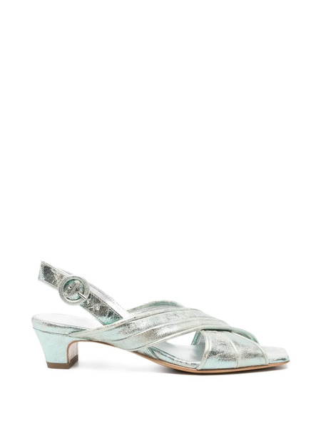  Mara Bini Crisscross-strap Sandals - Blue 