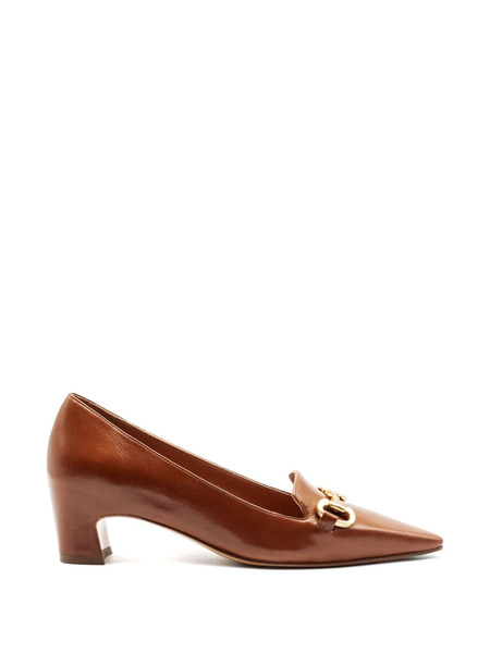  Mara Bini Horsebit Pumps - Brown 