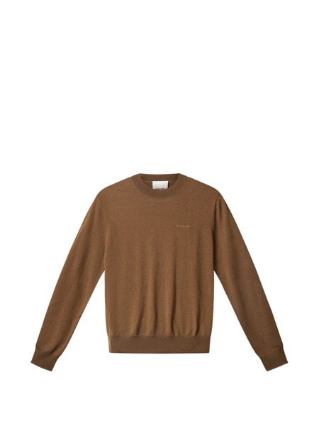  Marant Basile Embroidered Sweater - Brown 