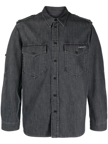  Marant Cesar Denim Shirt - Grey 
