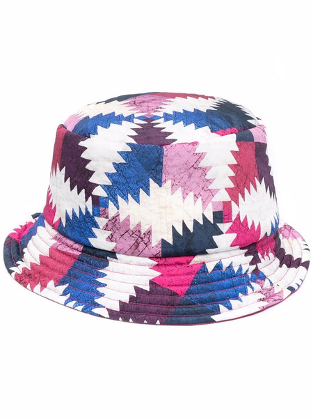  Marant Colour Block-print Bucket Hat - Pink 
