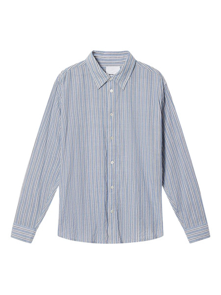  Marant Cybilio Striped Shirt - Blue 