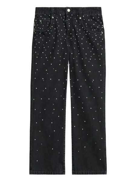  Marant étoile Brinsa Gradient-studded Jeans - Black 