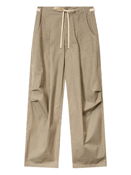  Marant étoile Ceryne Striped Cotton Trousers - Neutrals 