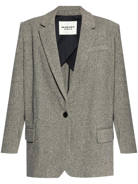  Marant étoile Cikaito Single-breasted Blazer - Black 