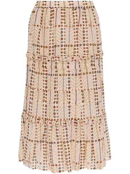  Marant étoile Diya Maxi Skirt - Neutrals 