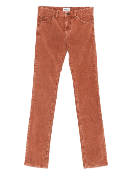  Marant étoile Five-pocket Corduroy Trousers - Orange 