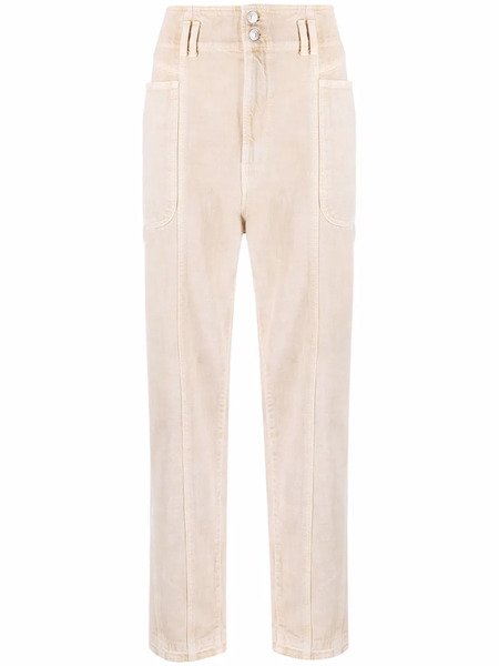  Marant étoile High-rise Straight-leg Jeans - Neutrals 