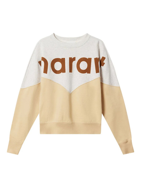  Marant étoile Houston Colourblock Sweatshirt - Neutrals 