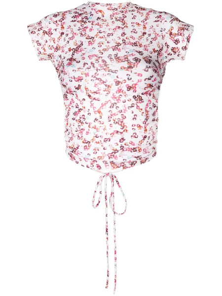  Marant étoile Juvia Open-back T-shirt - Neutrals 