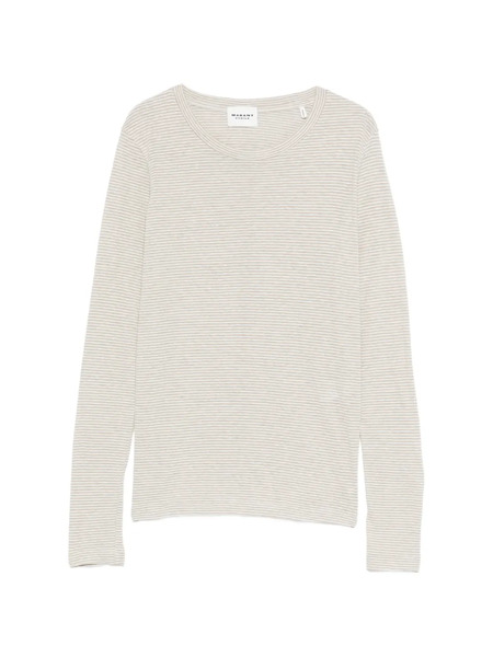  Marant étoile Kaaron Striped T-shirt - Neutrals 