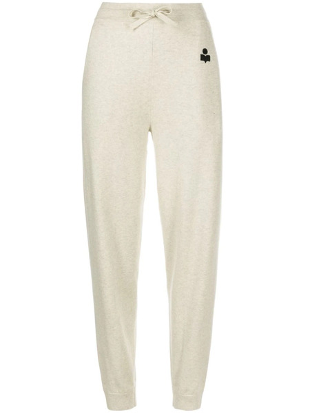  Marant étoile Kira Drawstring Knitted Trousers - Neutrals 