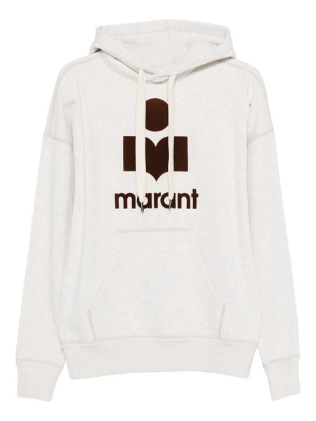  Marant étoile Logo-detail Hoodie - Neutrals 