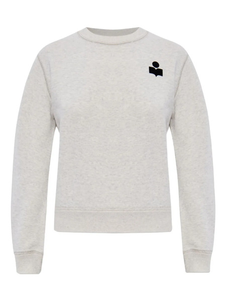  Marant étoile Logo-embroidered Sweatshirt - Grey 