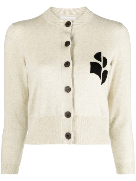  Marant étoile Newton Cotton-blend Cardigan - Grey 