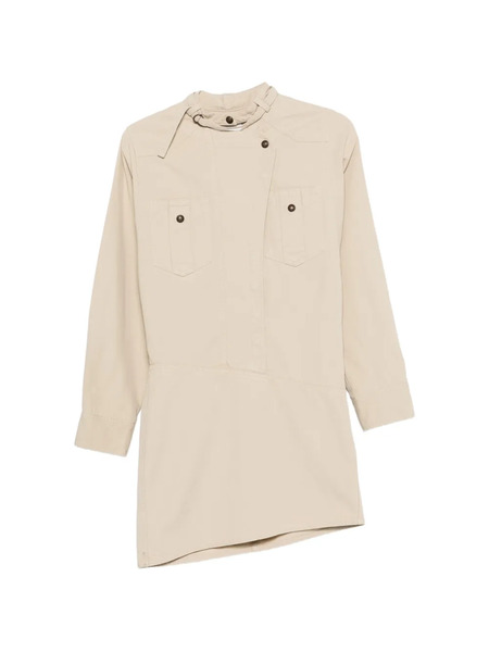  Marant étoile Nouria Chest-pocket Mini Dress - Neutrals 