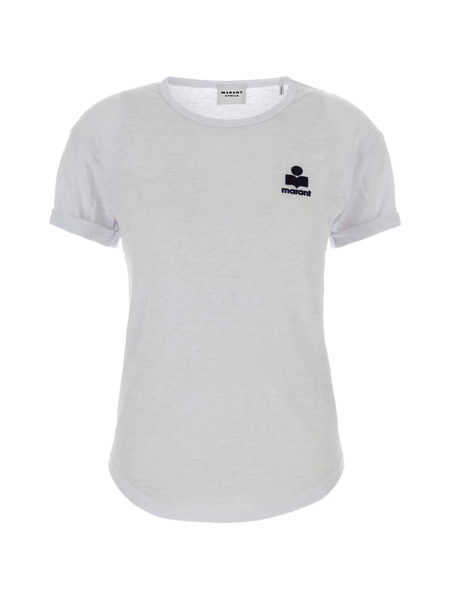  Marant étoile Rolled-sleeve T-shirt - White 