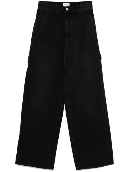  Marant étoile Solene Wide-leg Jeans - Black 