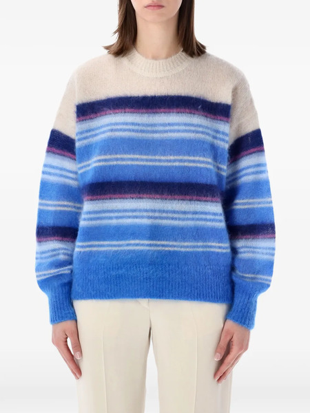  Marant étoile Striped-pattern Sweater - Blue 