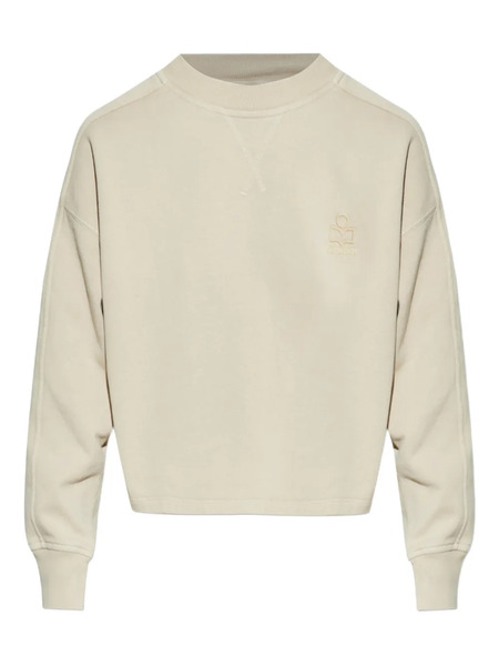  Marant étoile Sunny Embroidered Sweatshirt - Neutrals 