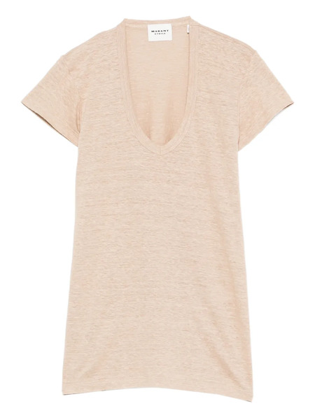  Marant étoile Zankou V-neck T-shirt - Neutrals 