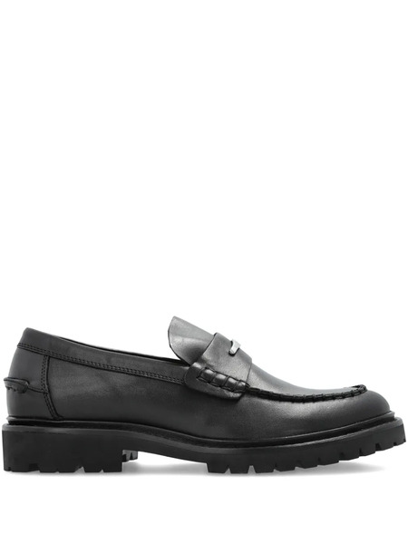  Marant Frezzah Leather Loafers - Black 