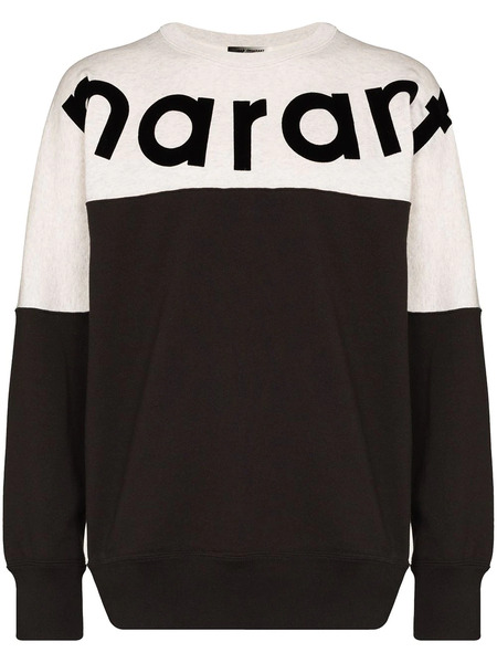  Marant Howley Two-tone Sweatshirt - Black 