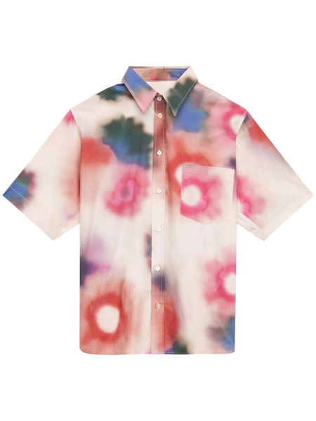 Marant Labilio Watercolour-print Shirt - Neutrals 