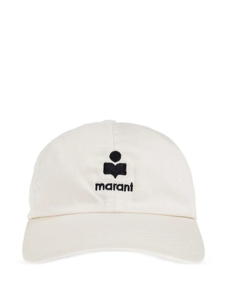  Marant Logo Baseball Cap - Neutrals 