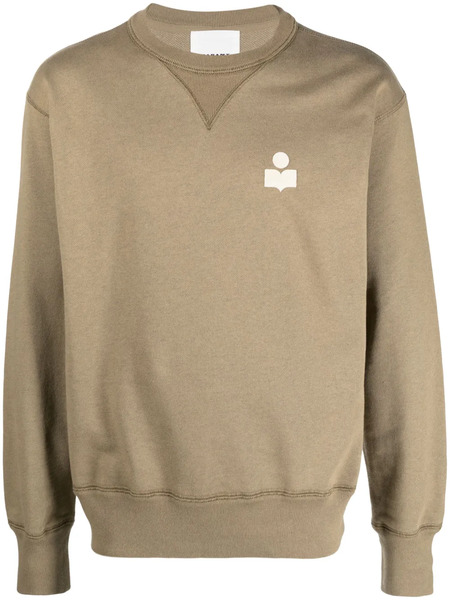  Marant Mike Logo-print Sweatshirt - Green 