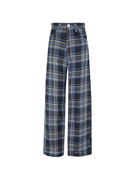  Marbell Belt-loops Trousers - Blue 