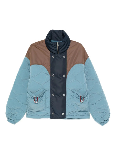  Marbell Kate Quilted Panelled Coat - Blue 