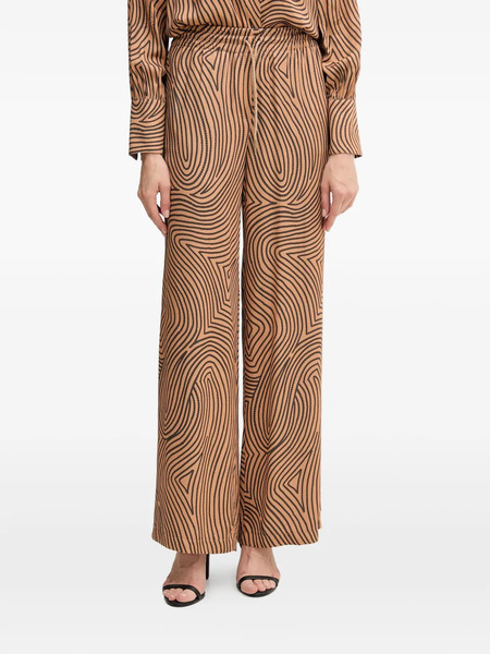  Marc Aurel Patterned Trousers - Neutrals 