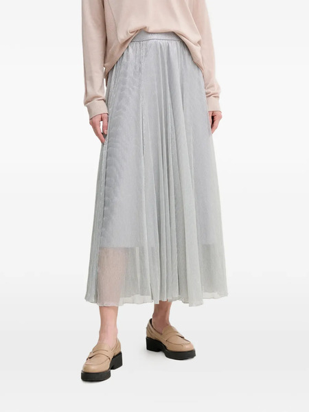  Marc Aurel Pleated Skirt - Grey 