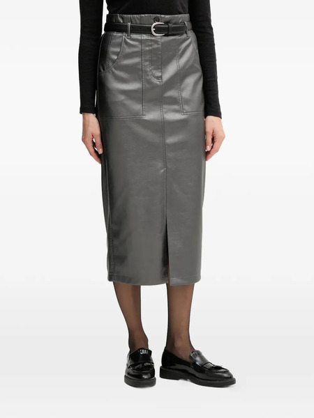  Marc Aurel Pocket Midi Skirt - Grey 