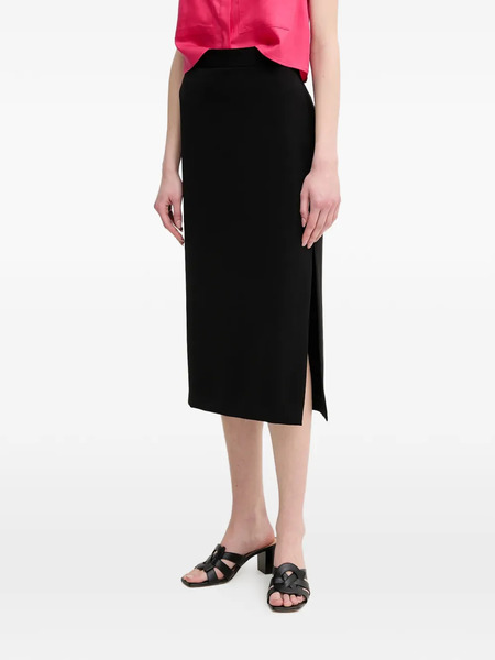  Marc Aurel Side Slit Skirt - Black 